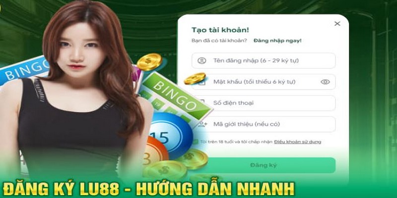 Đáp ứng theo những điều kiện cơ bản để khi tạo account